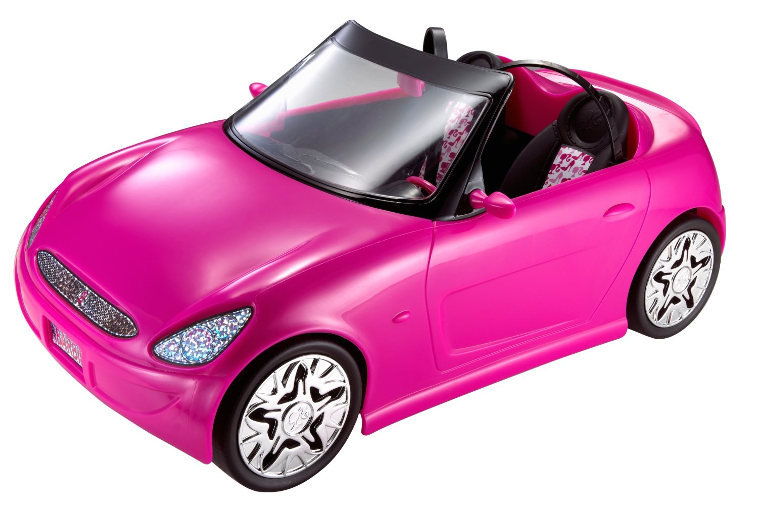 voiture barbie bleu