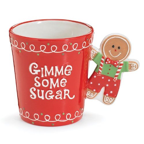 Christmas Gift Gingerbread Man Gimme Some Sugar Christmas Coffee Mug