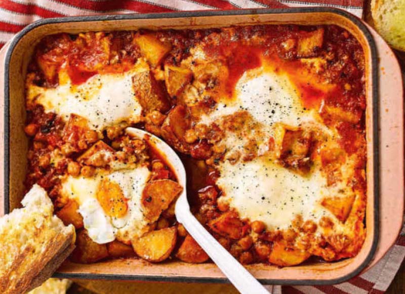 Spanish Potato and Egg Bake Recipe Free Recipe Pedia