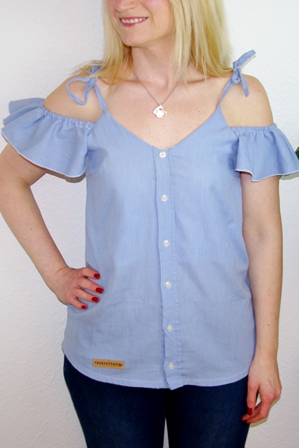 Upcycling Flügelärmel-Top von Kibadoo Upcycling Flügelärmel-Top von Kibadoo