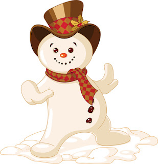 Clipart image of a snowman