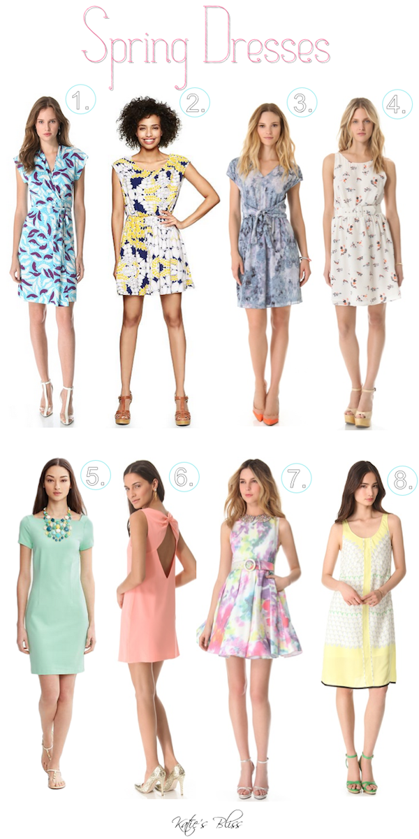 Inspiration | Perfect Spring Dresses | Katie's Bliss