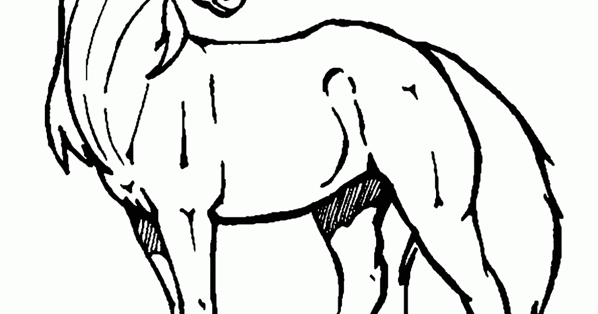 Dibujos Sin Colorear: Dibujos de Unicornios para Colorear