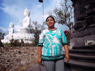 Entering The Gate Of Main Courtyard And The Garden Of Brahmavihara Arama Monastery North Bali