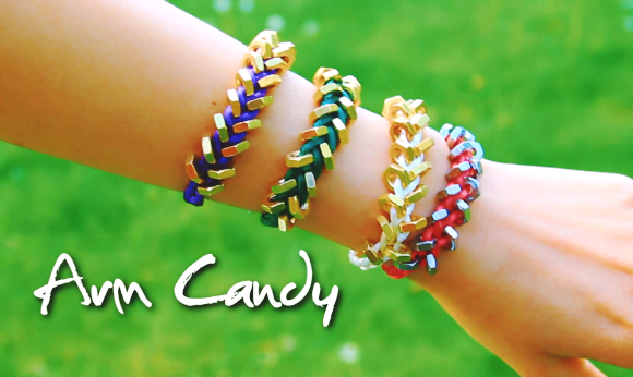 Arm Candy Hardware Bracelet Tutorial