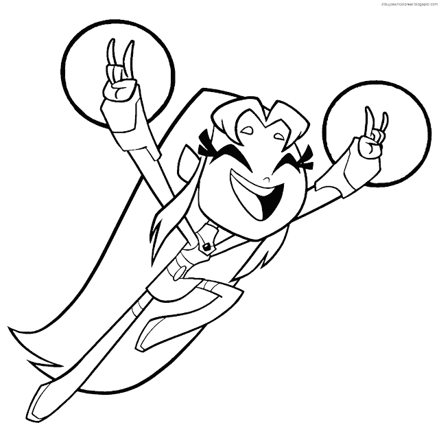 Dibujos Sin Colorear: Dibujos de personajes de Teen Titans Go para #