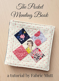 Pocket Mending Book Tutorial by Heidi Staples for Fabric Mutt