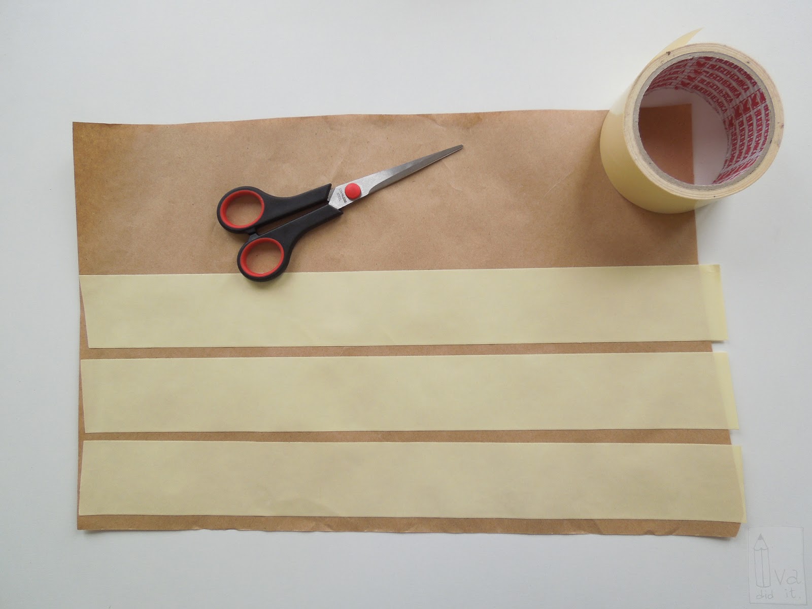 Iva did it. DIY paper tape/ washi tape