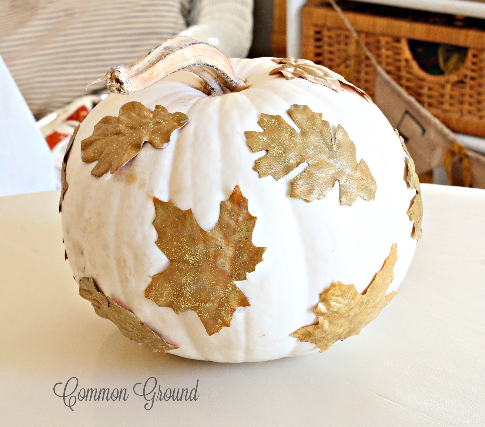 common ground Gold Leaf Pumpkin