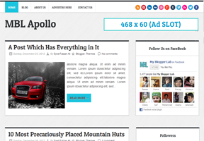 Apollo Blogger Template