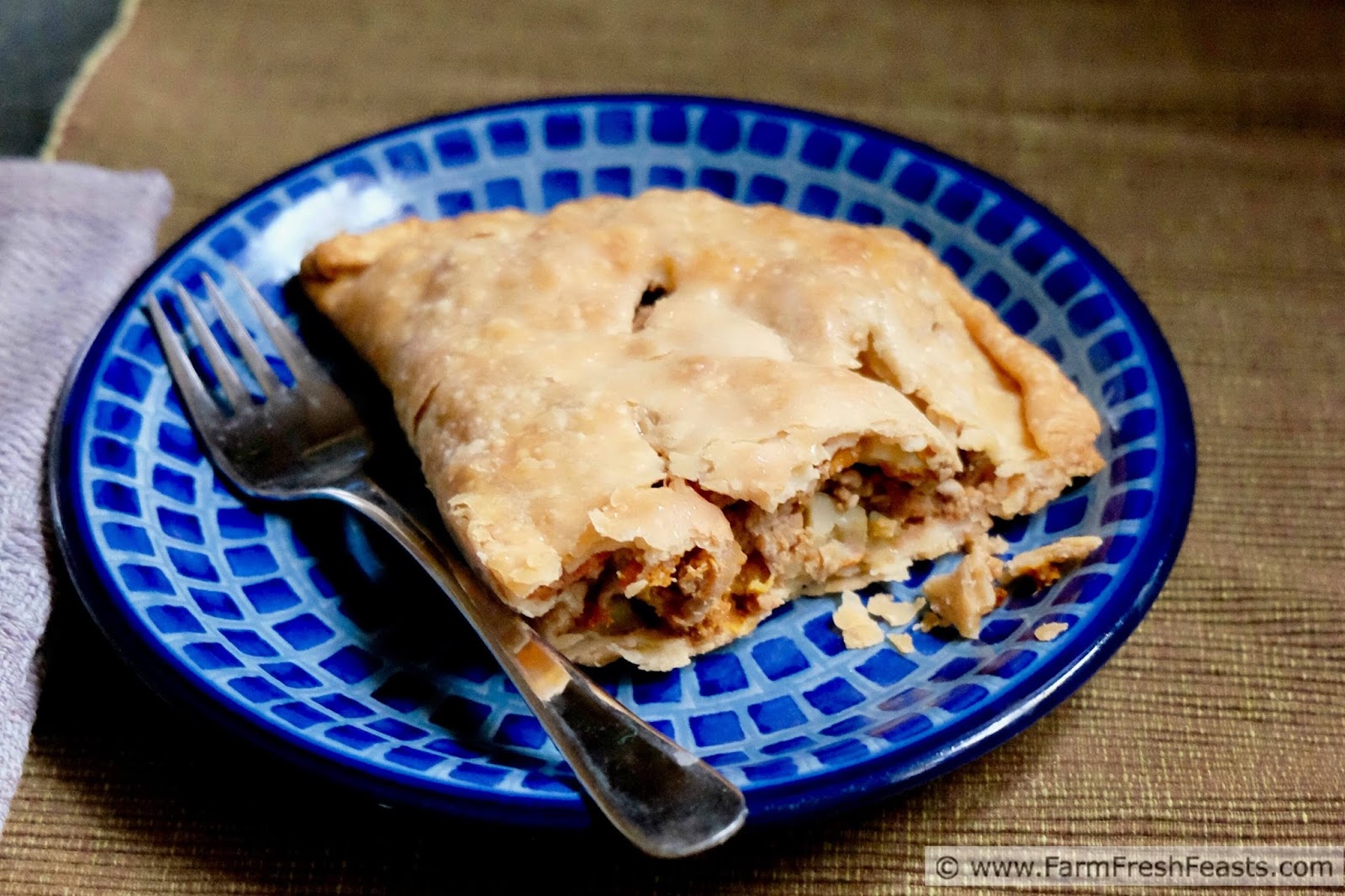 Farm Fresh Feasts Sausage Pasty Meat Pie