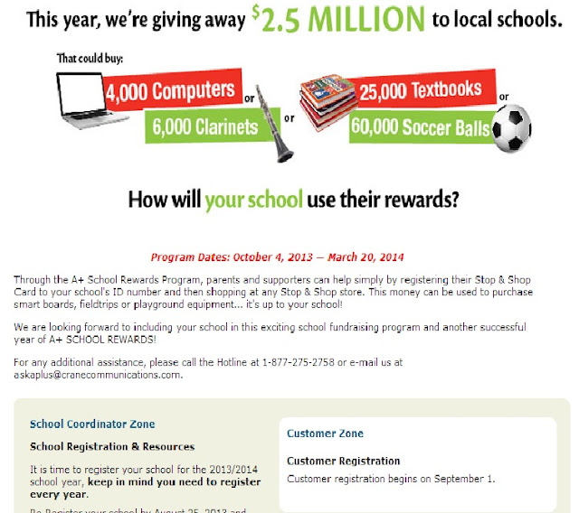 Franklin Matters Stop & Shop A+ update