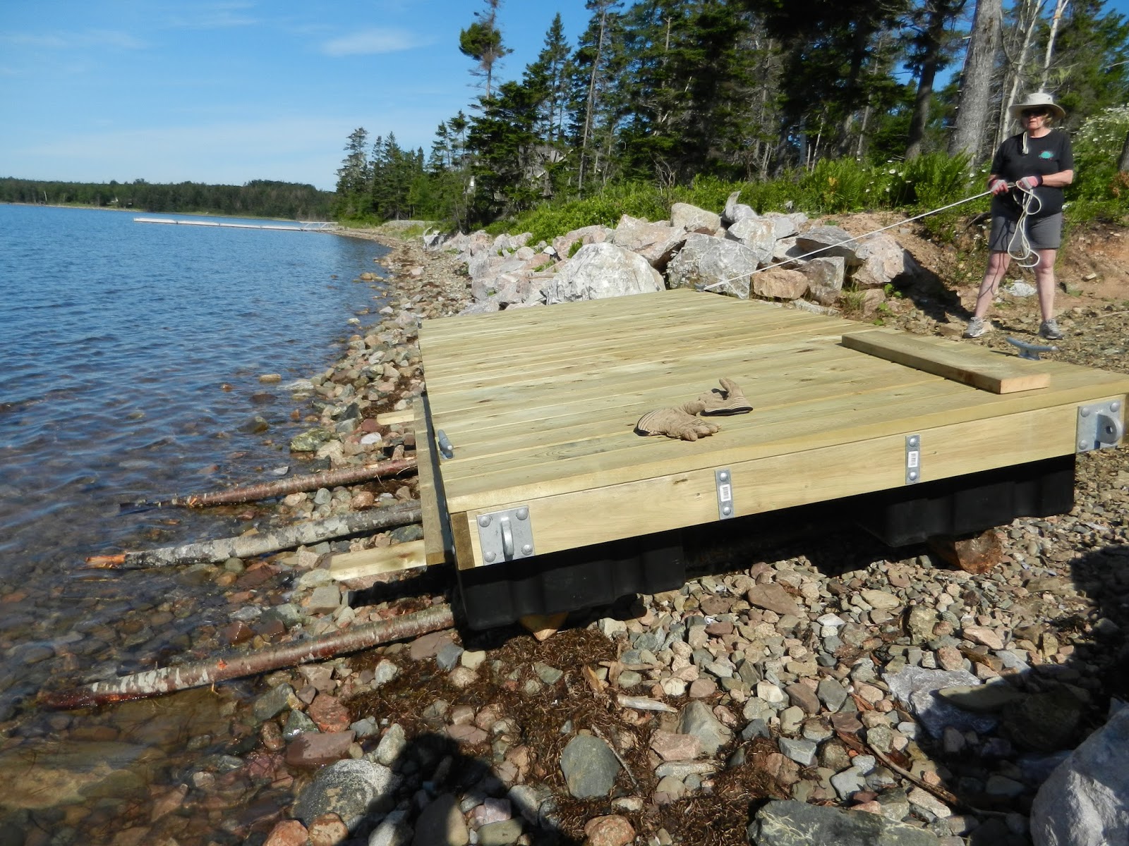 Spruce Point Happenings Floating Dock Launch