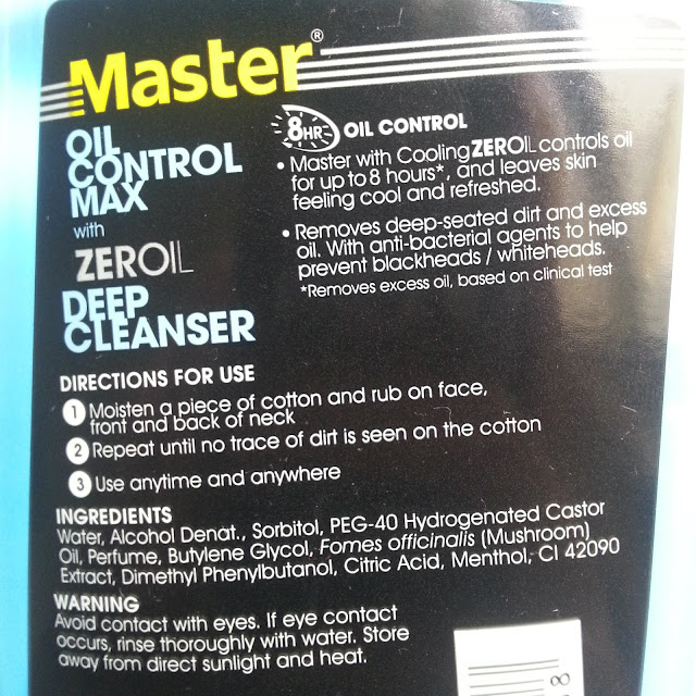 master whitening plus deep cleanser