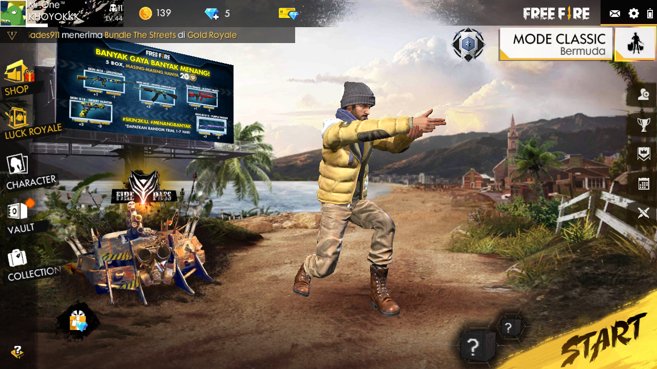 Kumpulan Gambar Karakter Free Fire Png | Firepubg