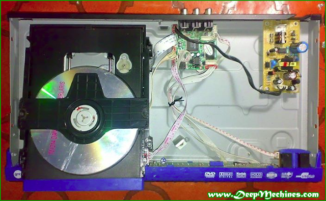 DVD/VCD Player Gambar bagian dalam Mesin DVD/VCD/MP4/MP3 Player + USB