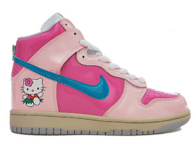 Colorful Nikes: Nike Hello Kitty Nikes Dunk Shoes For Girls