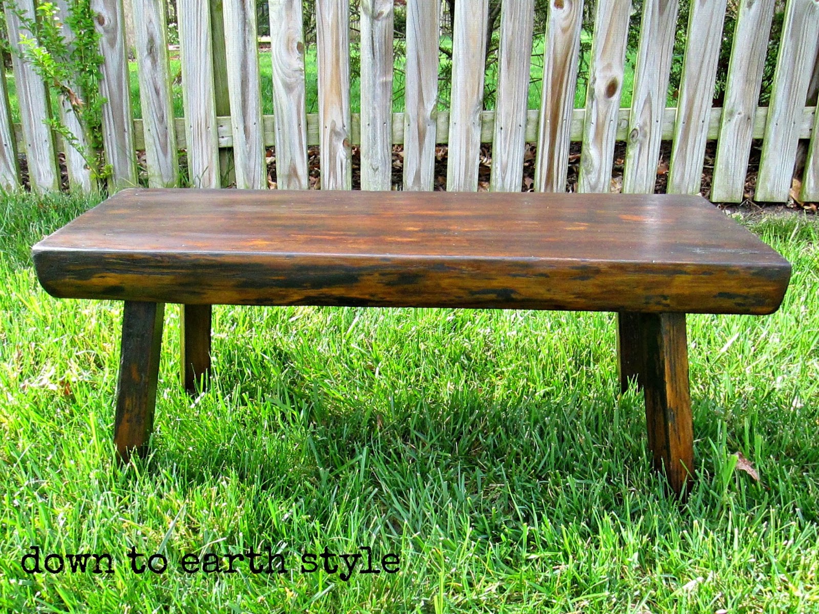 Down to Earth Style 'Blacken' OrangeTone Wood