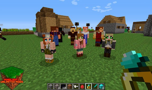 Minecraft Comes Alive Mod aldeanos
