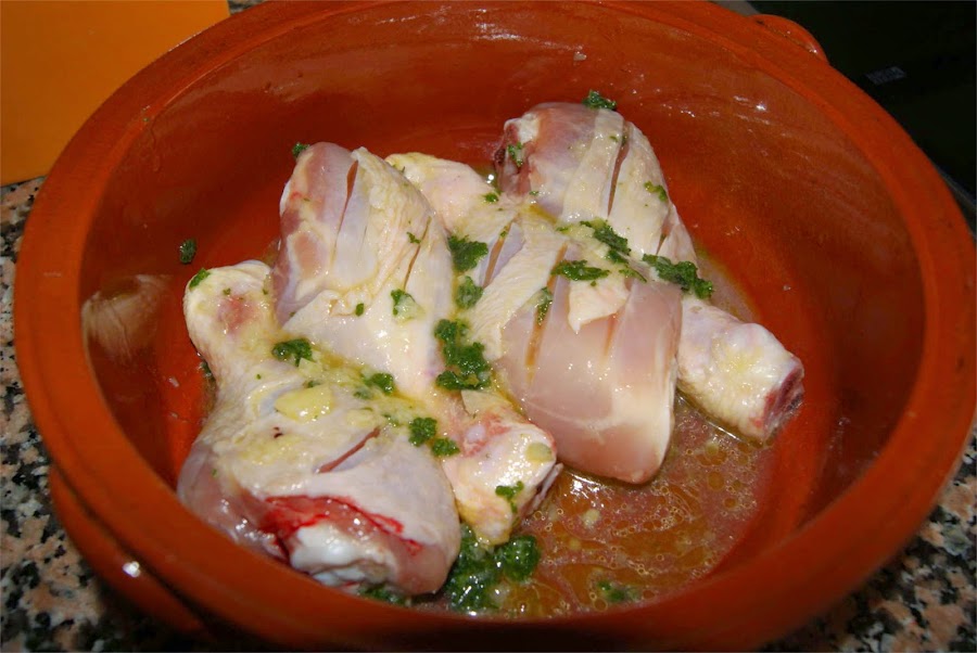 Pollo a la menta paso 4