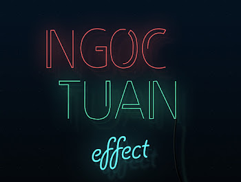 PSD Hiệu ứng chữ Neon PSD Hiệu ứng chữ Neon