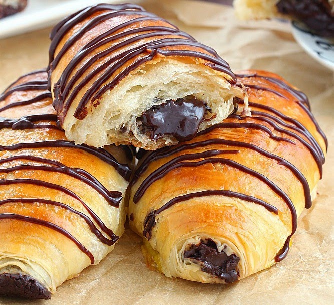 Indulge in Bread & Salt's divine chocolate croissant.