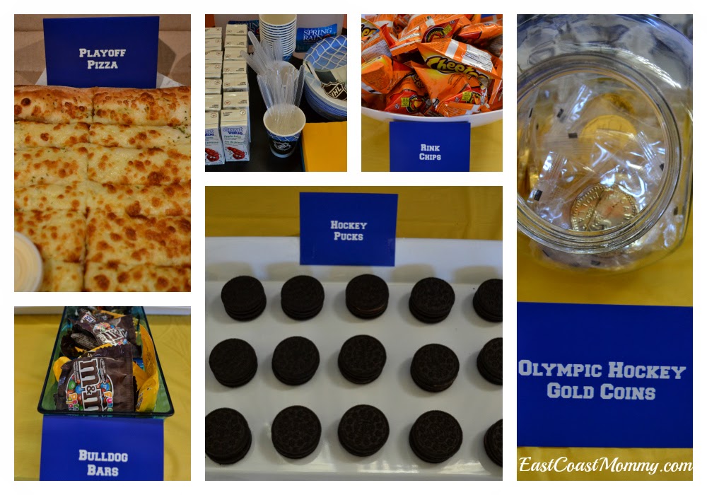 East Coast Mommy Hockey Party Food