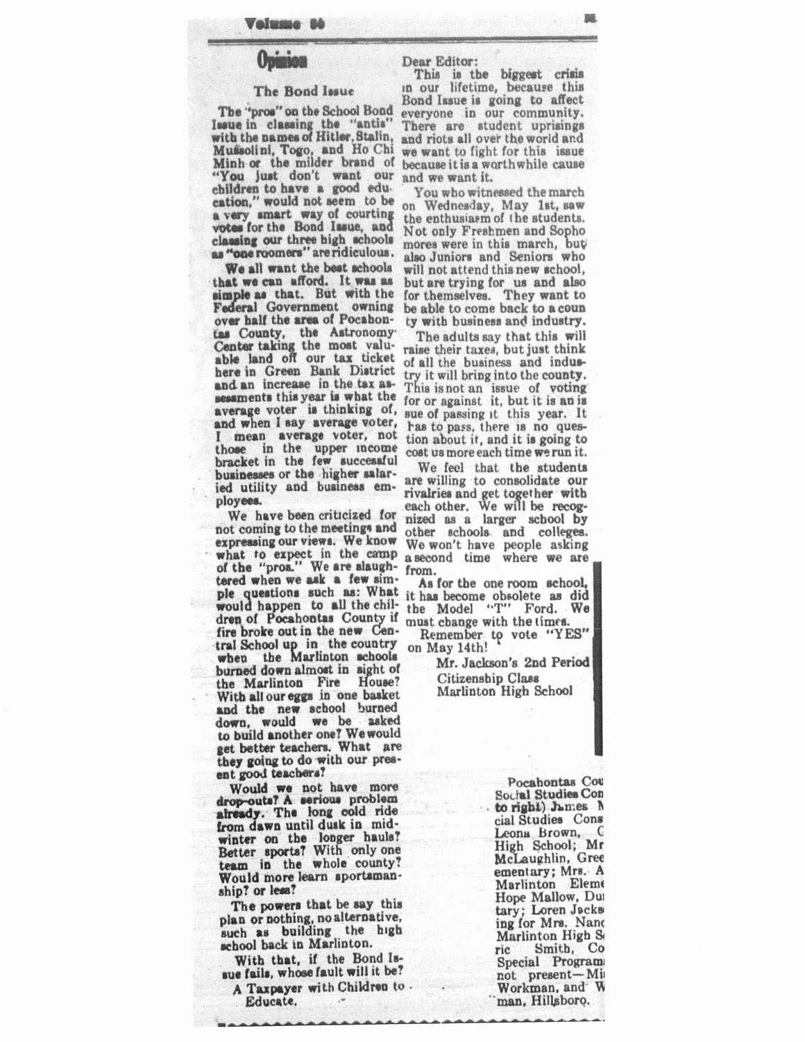 Pocahontas Commentator Plus News From 1968Pocahontas Times