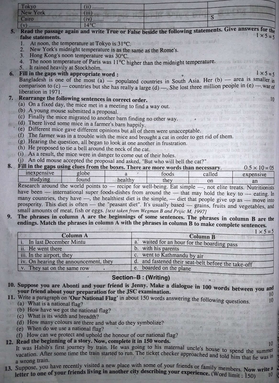 jsc english 1st paper suggestion, exam question paper, model question, mcq question, question pattern, preparation for dhaka board, all boards jsc english 1st paper suggestion, exam question paper, model question, mcq question, question pattern, preparation for dhaka board, all boards