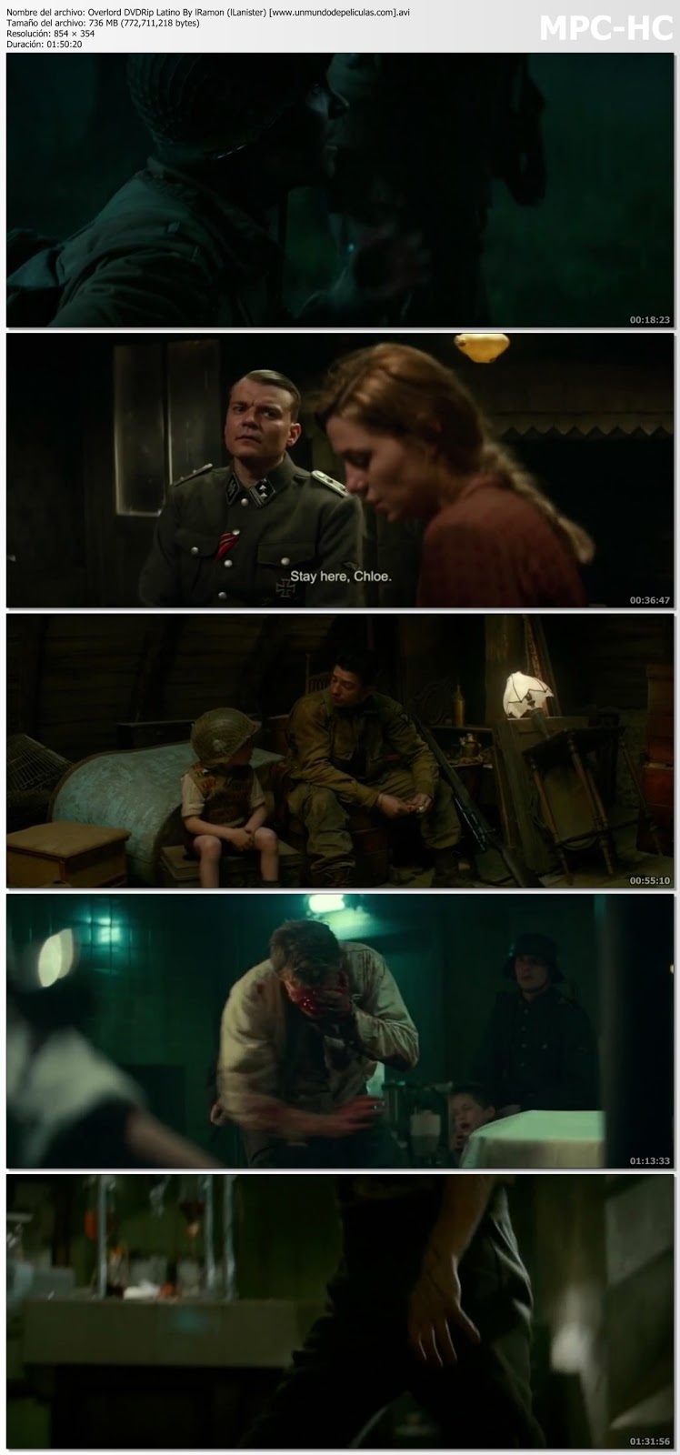 Capturas de la película.
