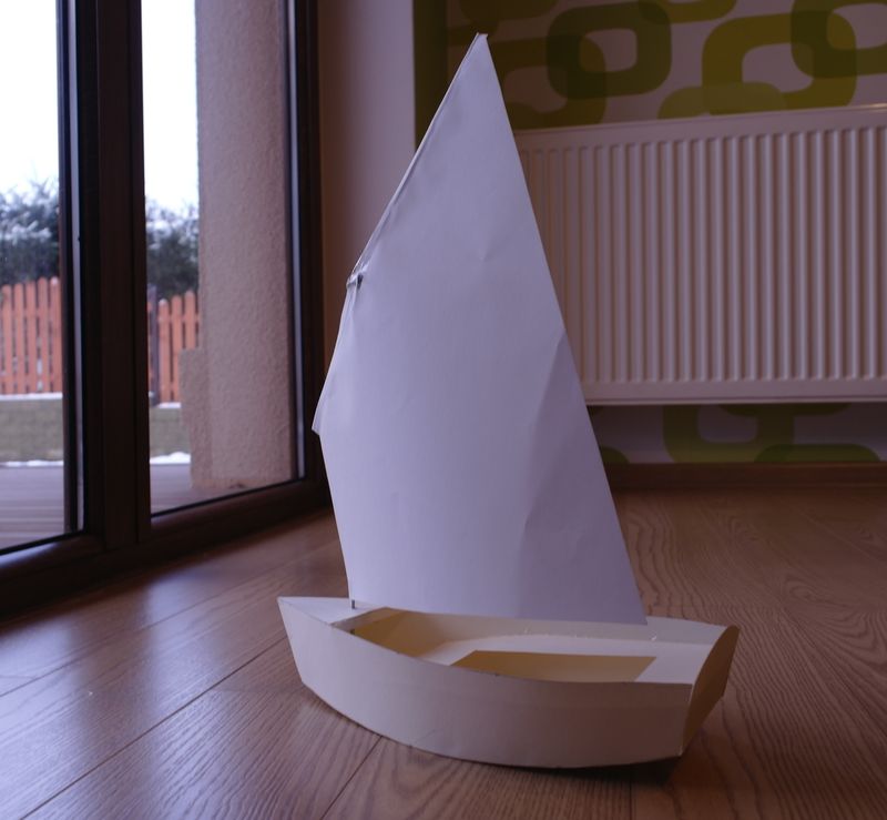 Pirania VI - budowa sklejkowej żaglówki: 5. Model