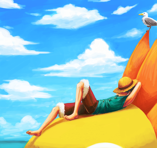 One Piece: Luffy Paint.