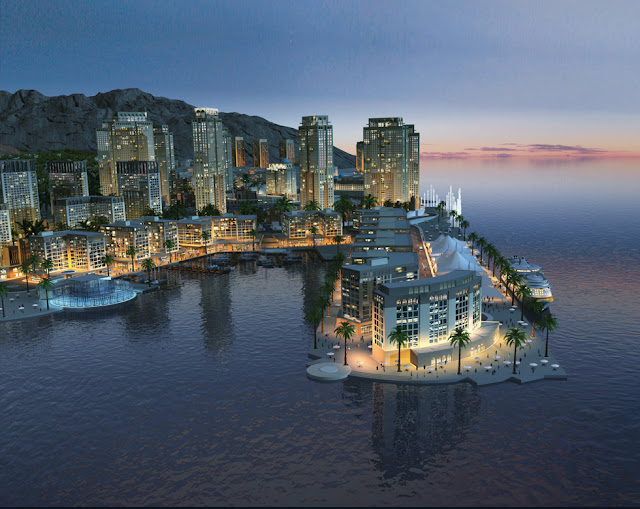 Luxury houses, villas and hotels Marsa Zayed Aqaba, Jordan / project