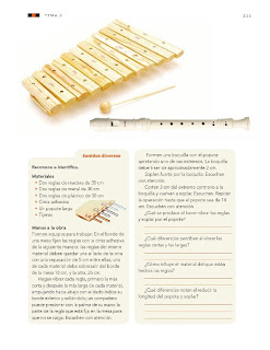 Apoyo Primaria Ciencias Naturales 3ro Grado Bloque IV Tema 2 Características del sonido y su aplicación