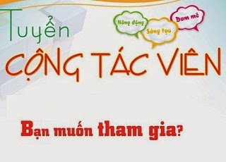 Tuyển cộng tác viên