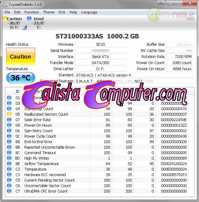 crystaldiskinfo 7.0.5