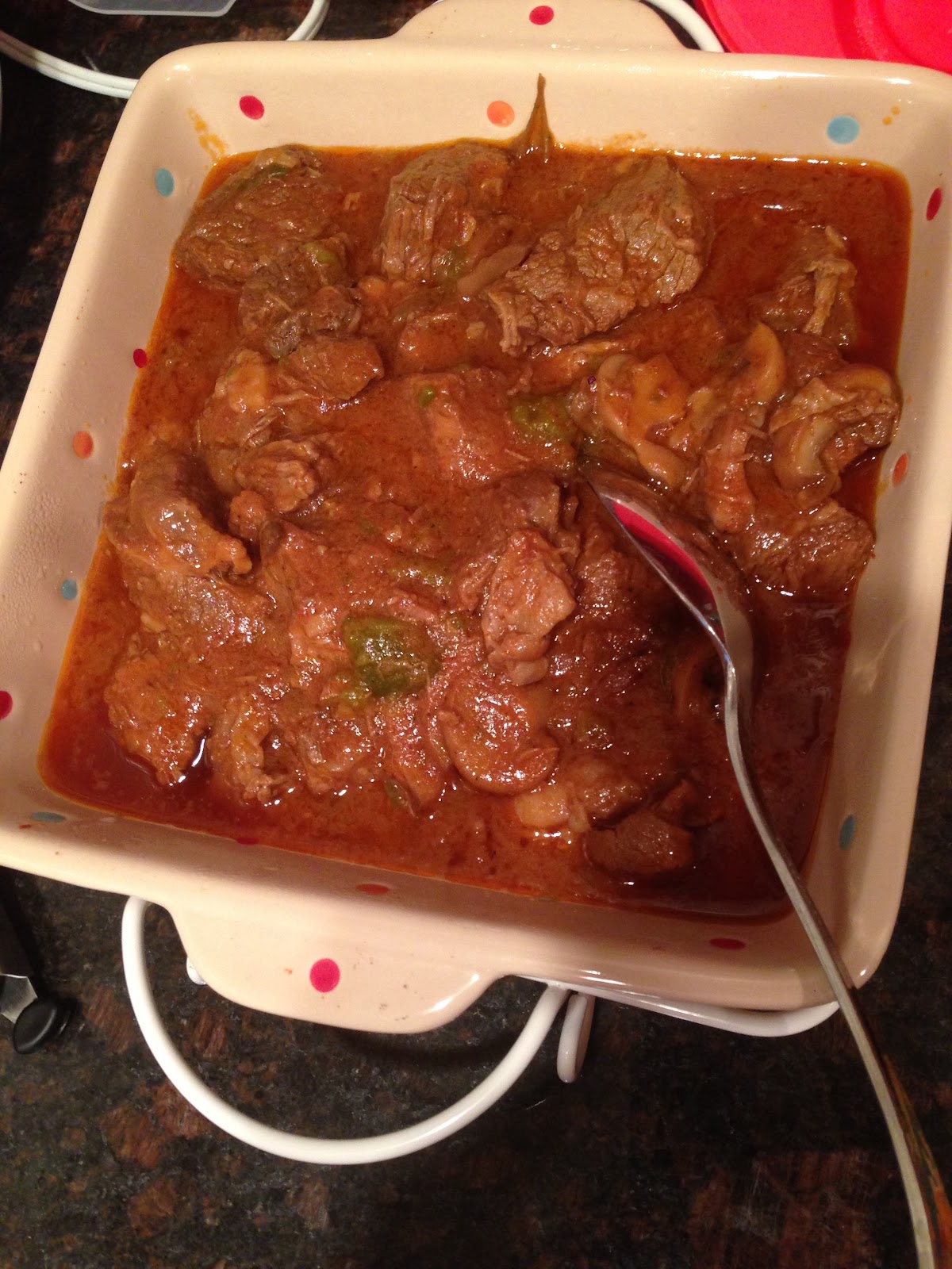 Lulu Cooks and Tells Slow Cooker Beef Mechado