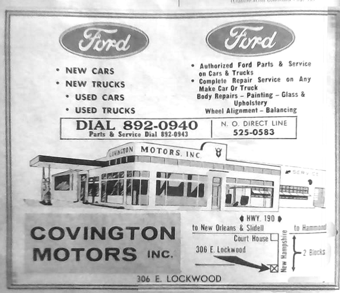 Tammany Family Covington Motors Staff Late 1970's