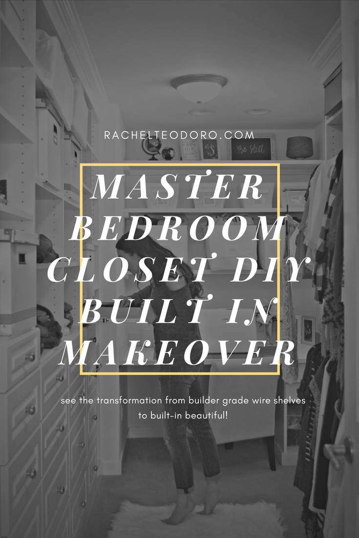 Master Bedroom Closet Diy Built In Transformation