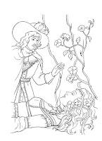 דפי צביעה נסיכה ונסיך