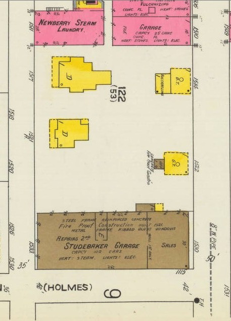 Map representation of Newberry SC
