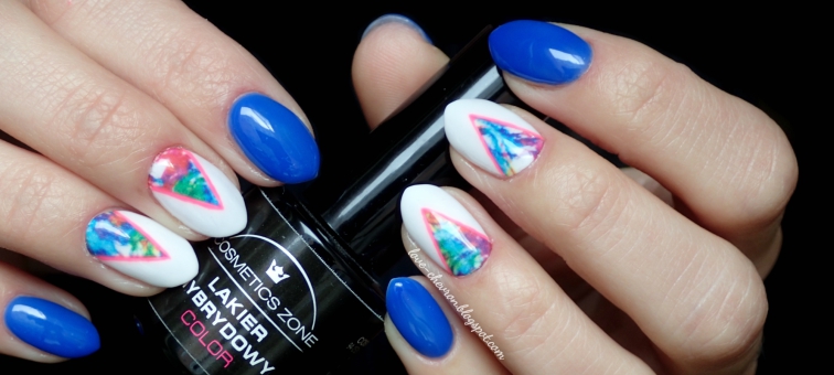 Naklejki wodne na paznokciach Cosmetics Zone 185, 003, Neon 2