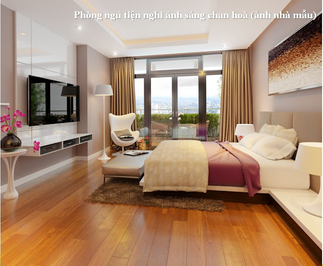 Phòng ngủ thông thoáng Phòng ngủ thông thoáng