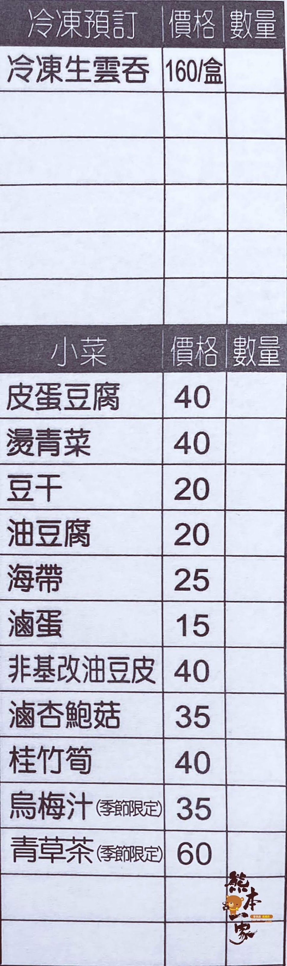 盤中飧飯麵館菜單menu|放大清晰版詳細分類資訊