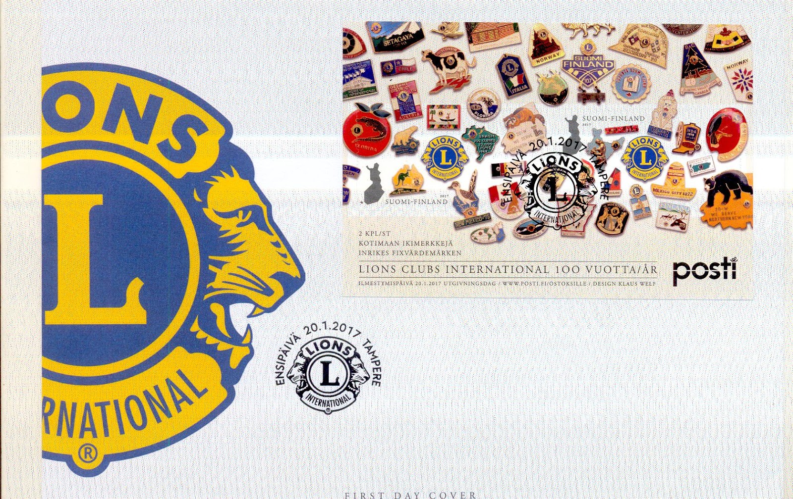 Lets Talk Stamps 100th Anniversary of The Lions Club Organization 20.1