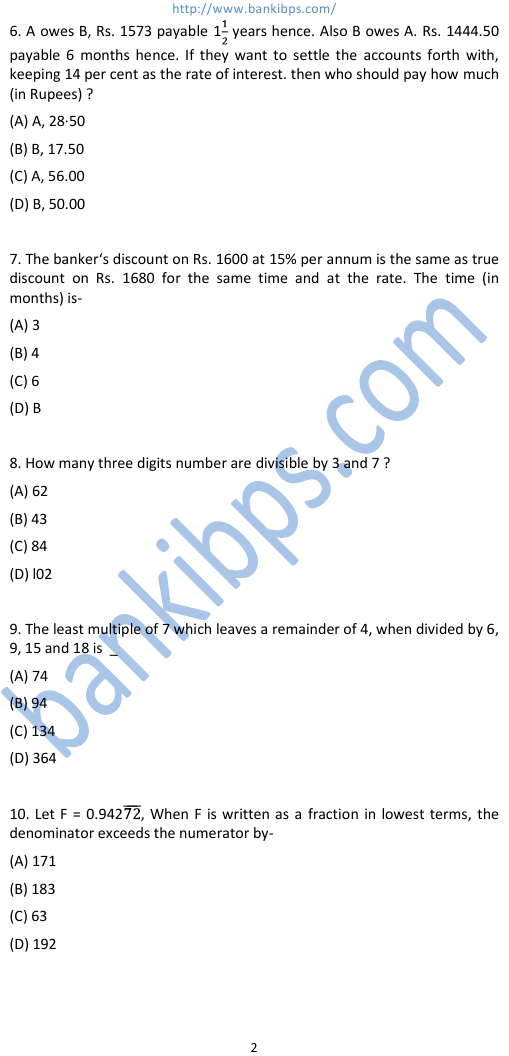 lic exam sample question paper