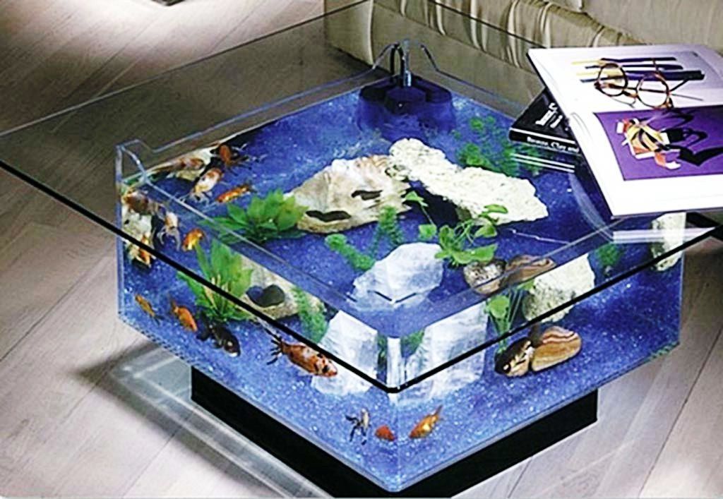  35 contoh model dan harga meja tamu aquarium  unik dari 