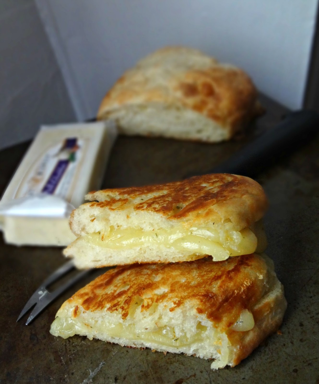 The Cooking Actress Garlic Herb Ciabatta Grilled CheeseGreat Midwest Flavored Cheeses Review