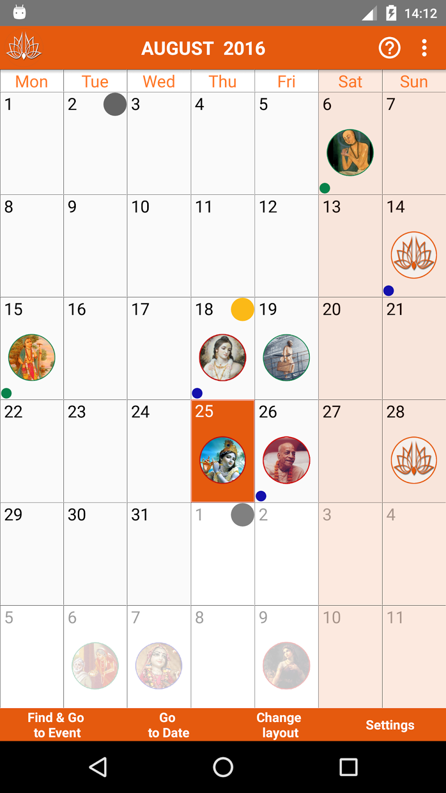 Vaishnava Calendar for Android
