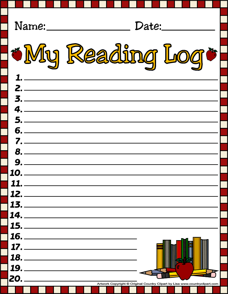 Read Write Share Reading Logs English And Spanish Samples 